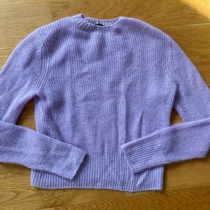 vince mohair purple sweater